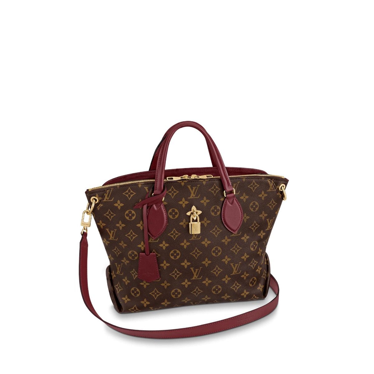 #m44348 l**is V*t*n 2019 monogram canvas flower zipped tote mm