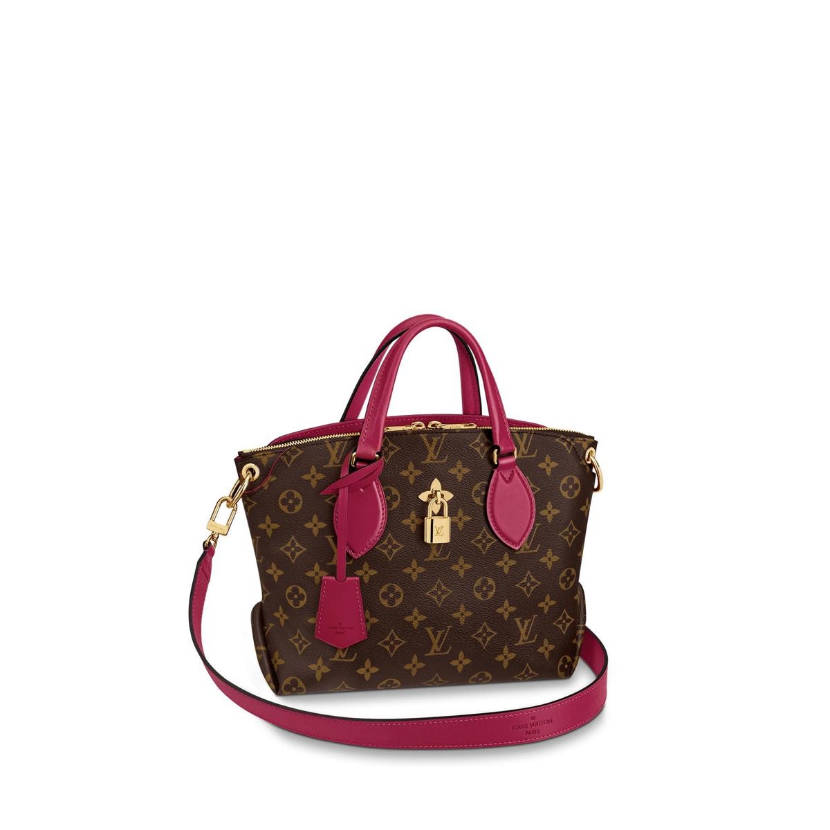 #m44350 l**is V*t*n 2019 monogram canvas flower zipped tote pm