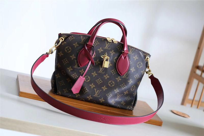 #m44350 l**is V*t*n 2019 monogram canvas flower zipped tote pm