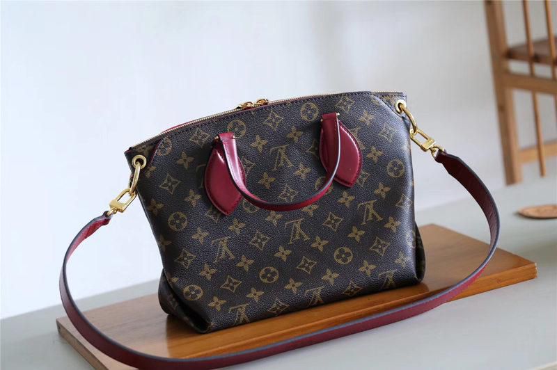 #m44350 l**is V*t*n 2019 monogram canvas flower zipped tote pm
