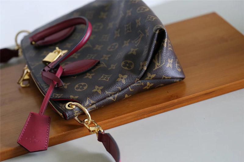 #m44350 l**is V*t*n 2019 monogram canvas flower zipped tote pm