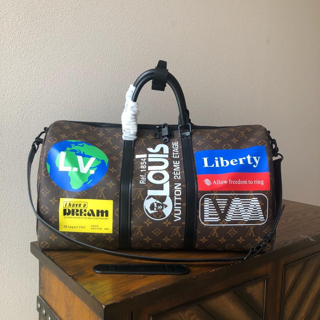 #m44642 l**is V*t*n 2019 historic monogram canvas keepall bandoulière 50
