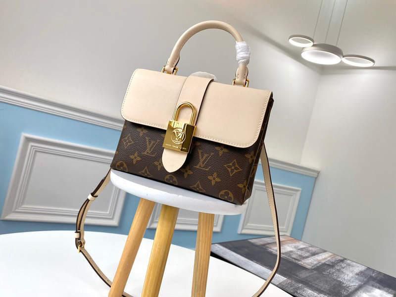 #m44653 l**is V*t*n monogram canvas locky bb-cream