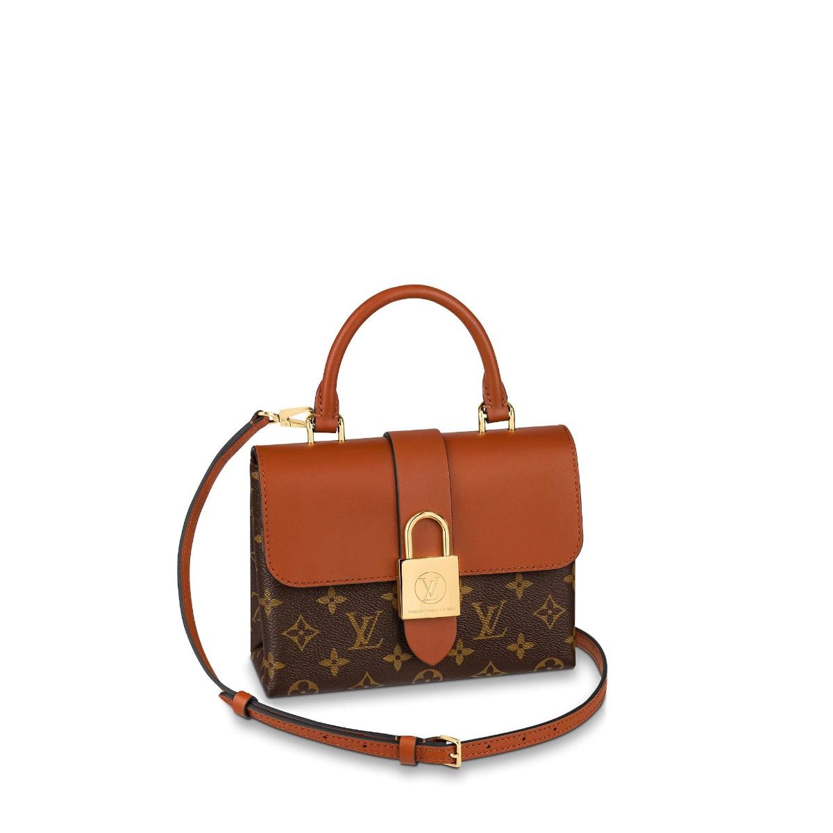 #m44654 l**is V*t*n monogram canvas locky bb-caramel