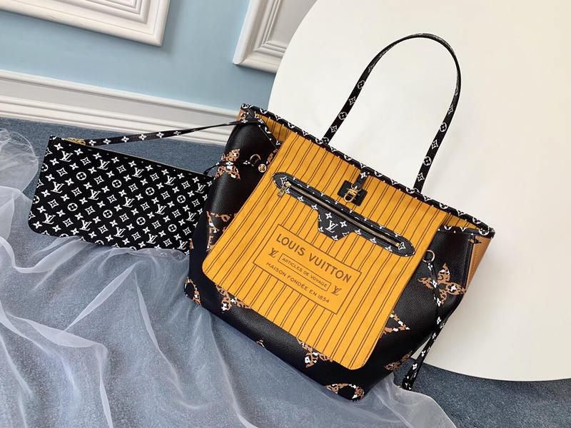 #m44676 l**is V*t*n 2019 monogram neverfull mm-black
