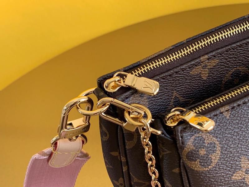 #m44840 l**is V*t*n 2019 monogram canvas multi pochette accessoires-rose clair