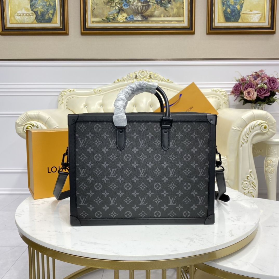 #m44952 l**is V*t*n monogram Éclipse soft trunk briefcase