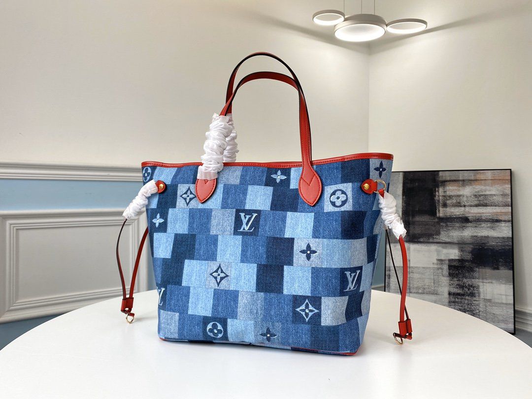 #m44981 l**is V*t*n 2020 monogram denim neverfull mm