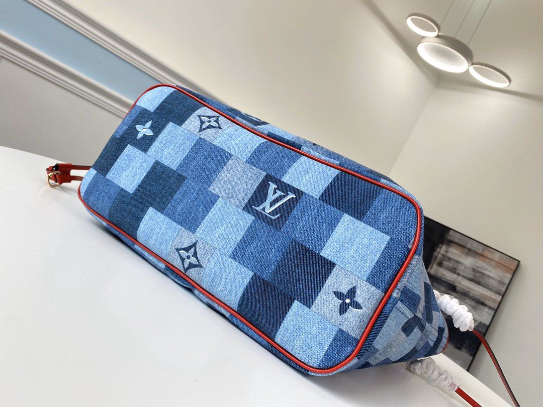#m44981 l**is V*t*n 2020 monogram denim neverfull mm