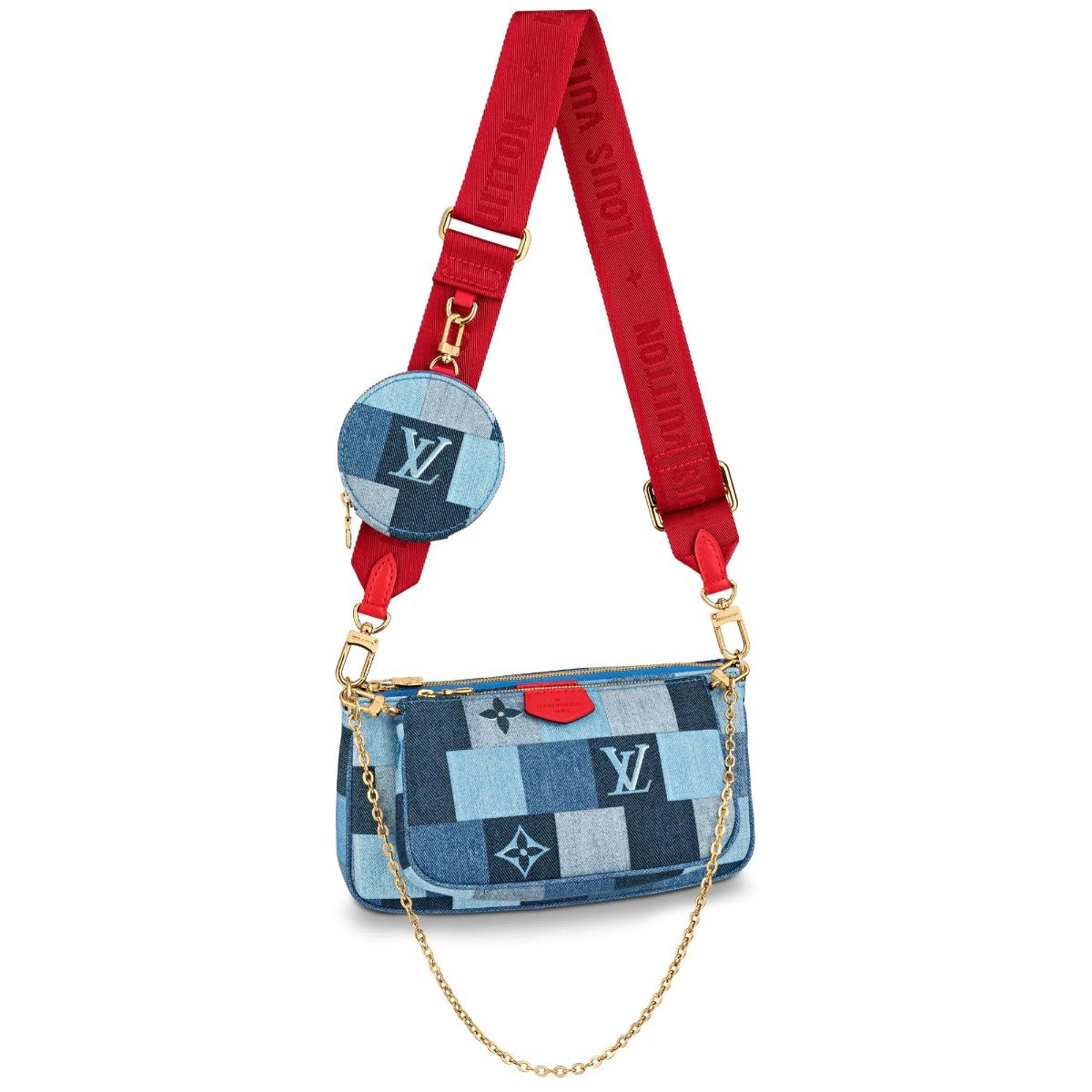 #m44990 l**is V*t*n 2020 monogram denim multi pochette accessoires