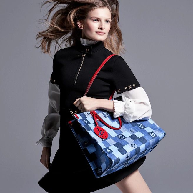 #m44992 l**is V*t*n 2020 monogram denim onthego gm