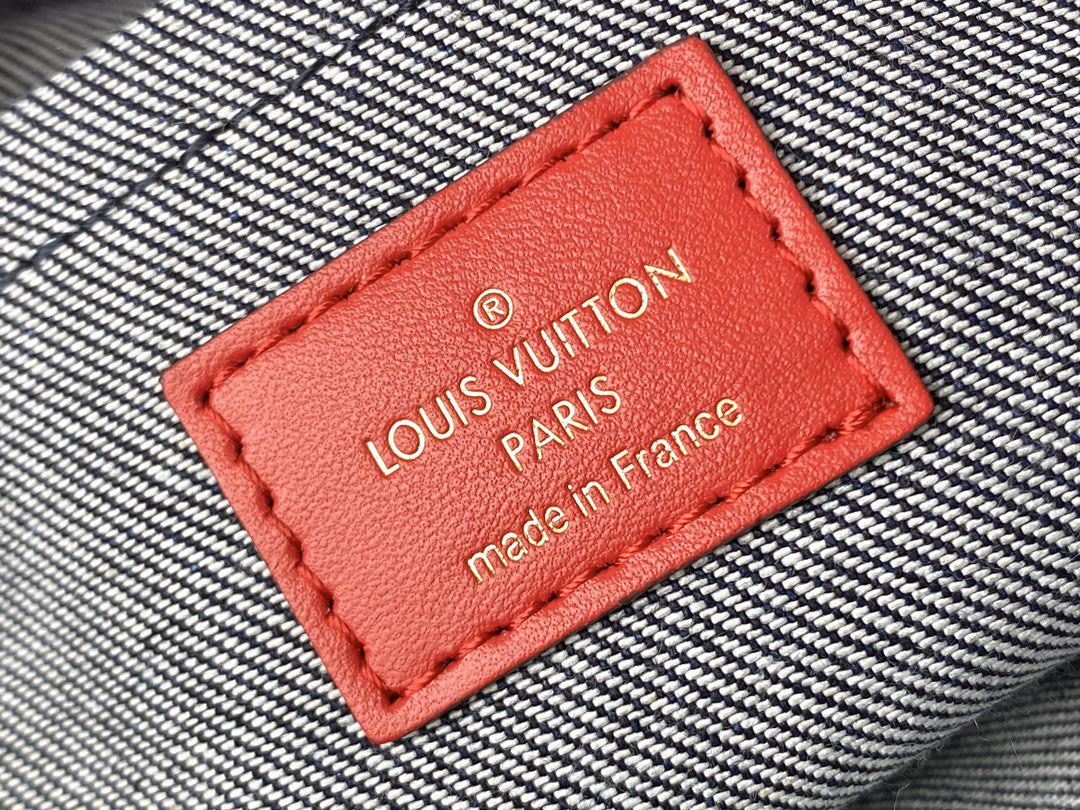 #m45043 l**is V*t*n 2020 monogram denim palm springs mini backpack
