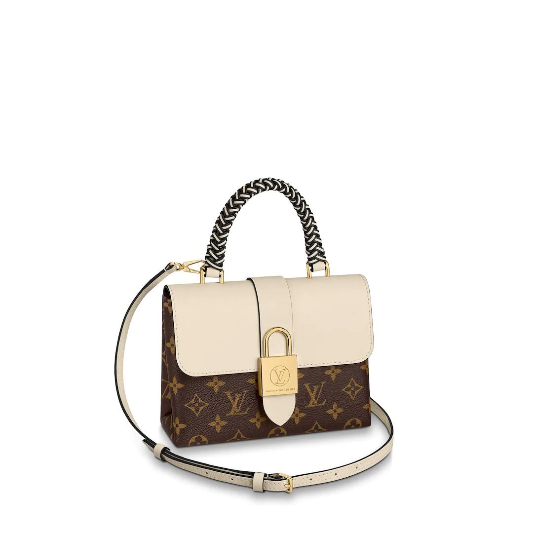 #m45155 l**is V*t*n monogram canvas locky bb-creme beige