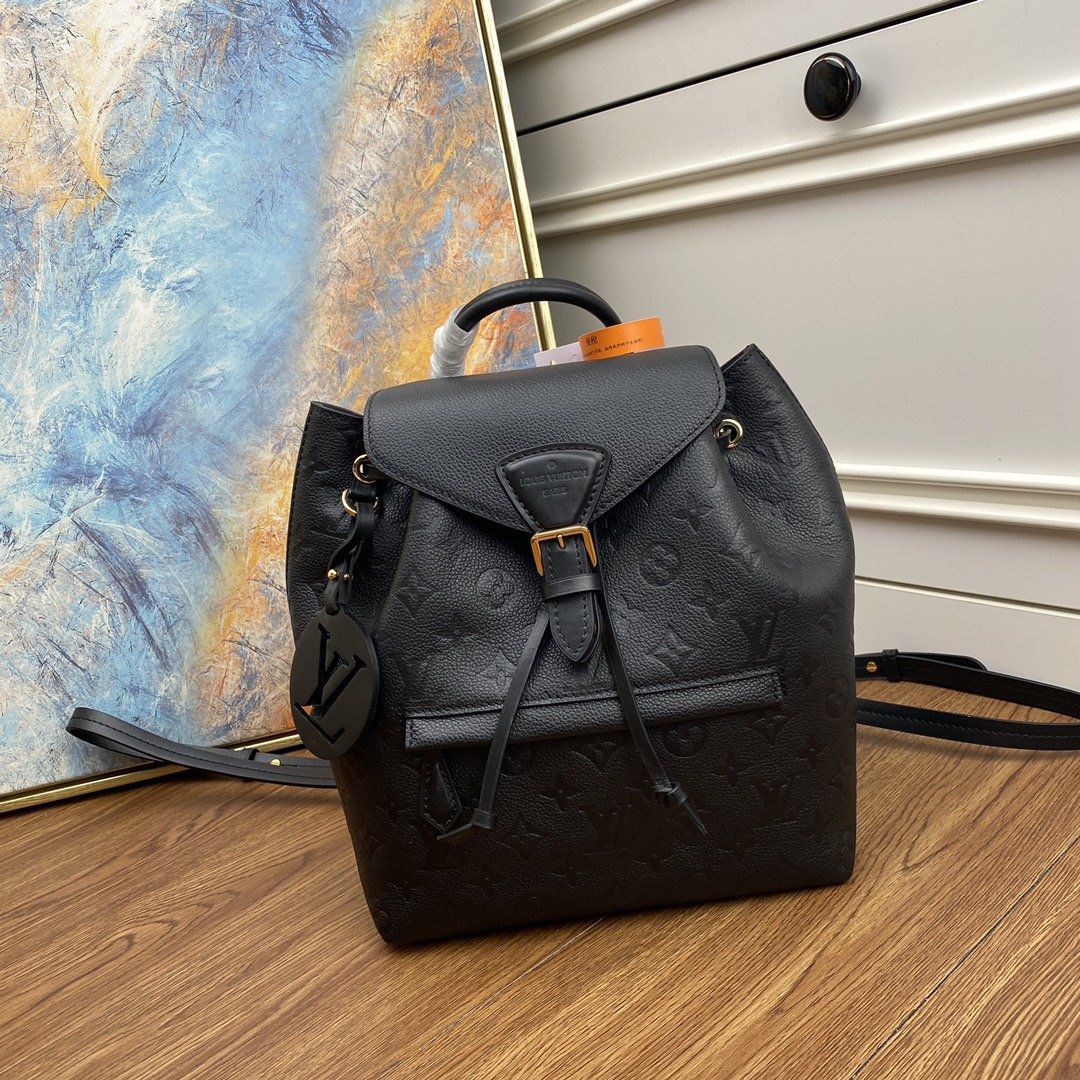 #m45205 l**is V*t*n 2020 monogram empreinte montsouris backpack-black