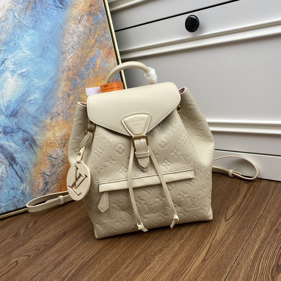 #m45397 l**is V*t*n 2020 monogram empreinte montsouris backpack-cream