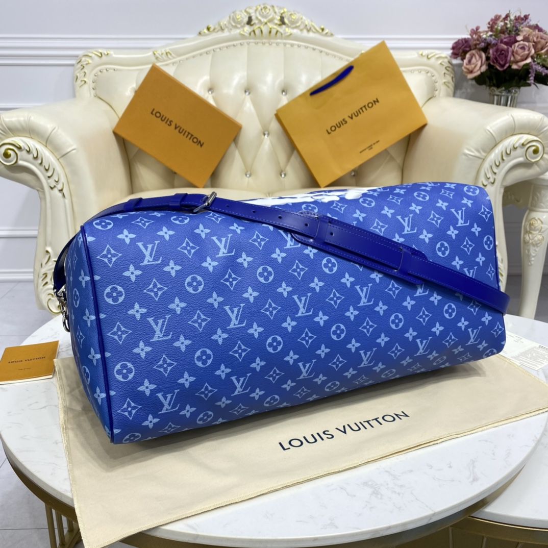 #m45428 l**is V*t*n keepall bandouliere 50 “clouds” virgil abloh