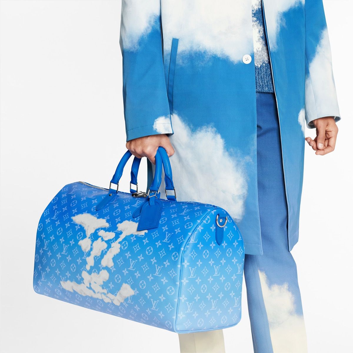 #m45428 l**is V*t*n keepall bandouliere 50 “clouds” virgil abloh