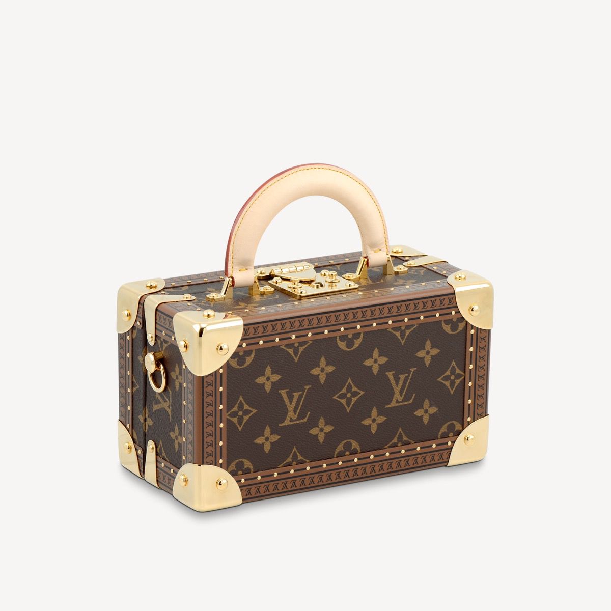 #m45673 l**is V*t*n monogram coated coffret trésor 20 valisette trésor
