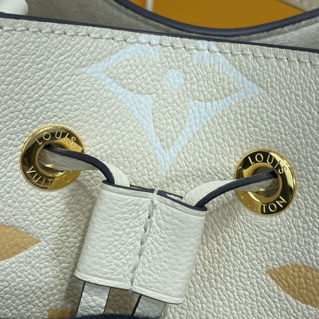 #m45716 l**is V*t*n monogram empreinte néonoé bb bucket bag-cream