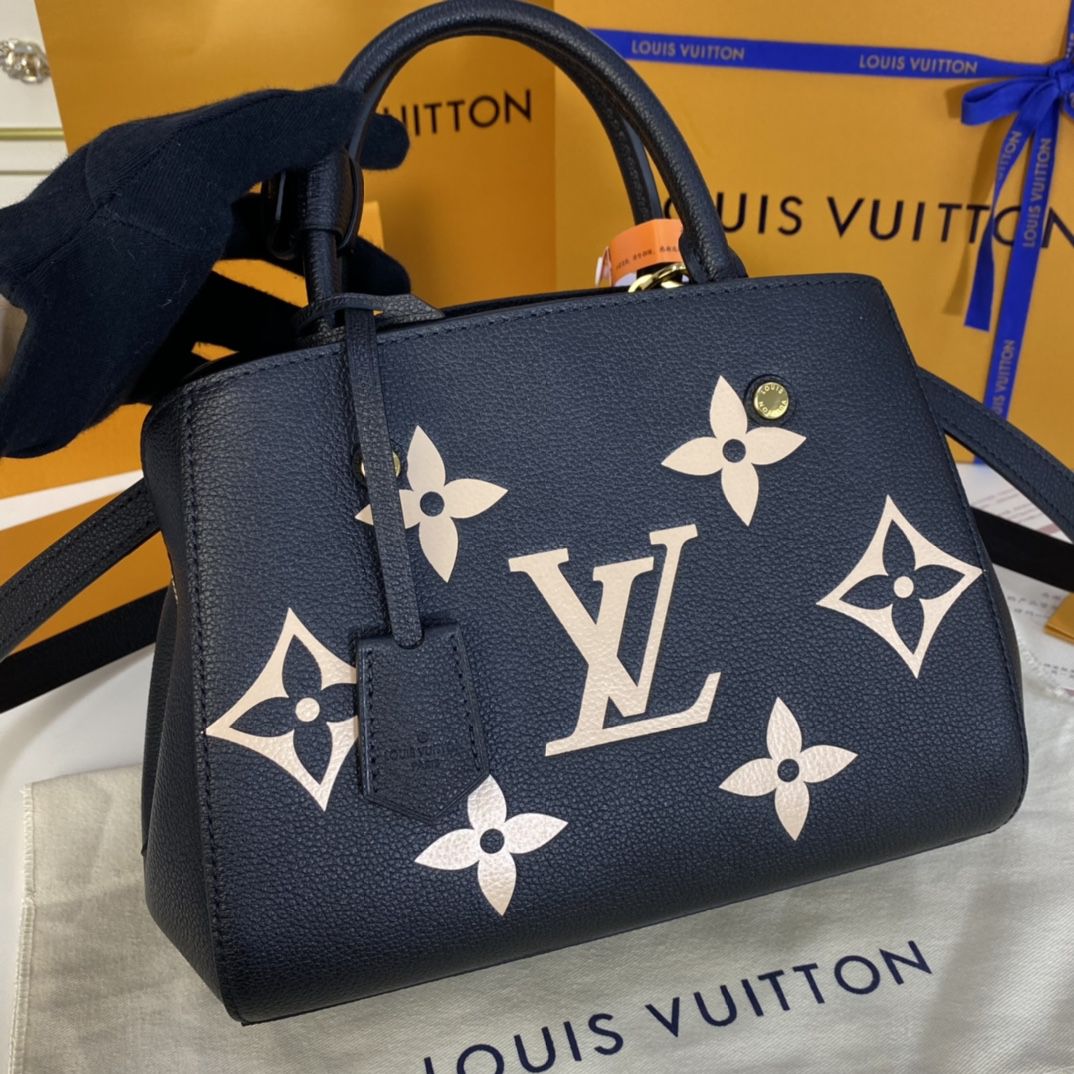 #m45778 l**is V*t*n monogram motif montaigne bb-black