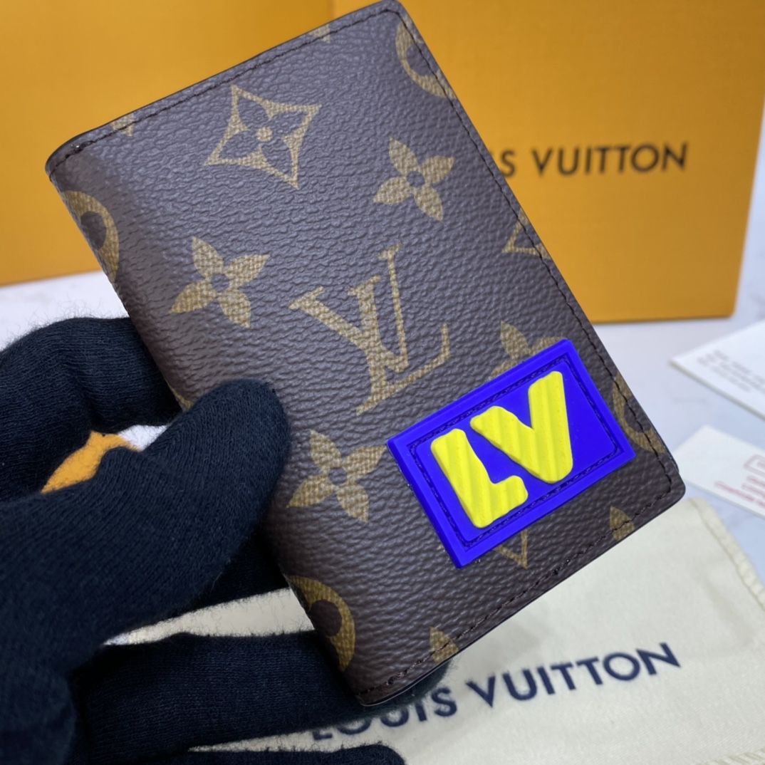 #m45787 l**is V*t*n classic monogram pocket organizer