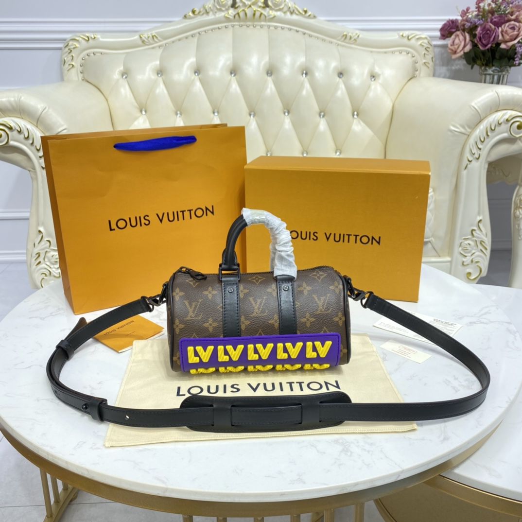 #m45788 l**is V*t*n monogram coated lv rubber keepall xs