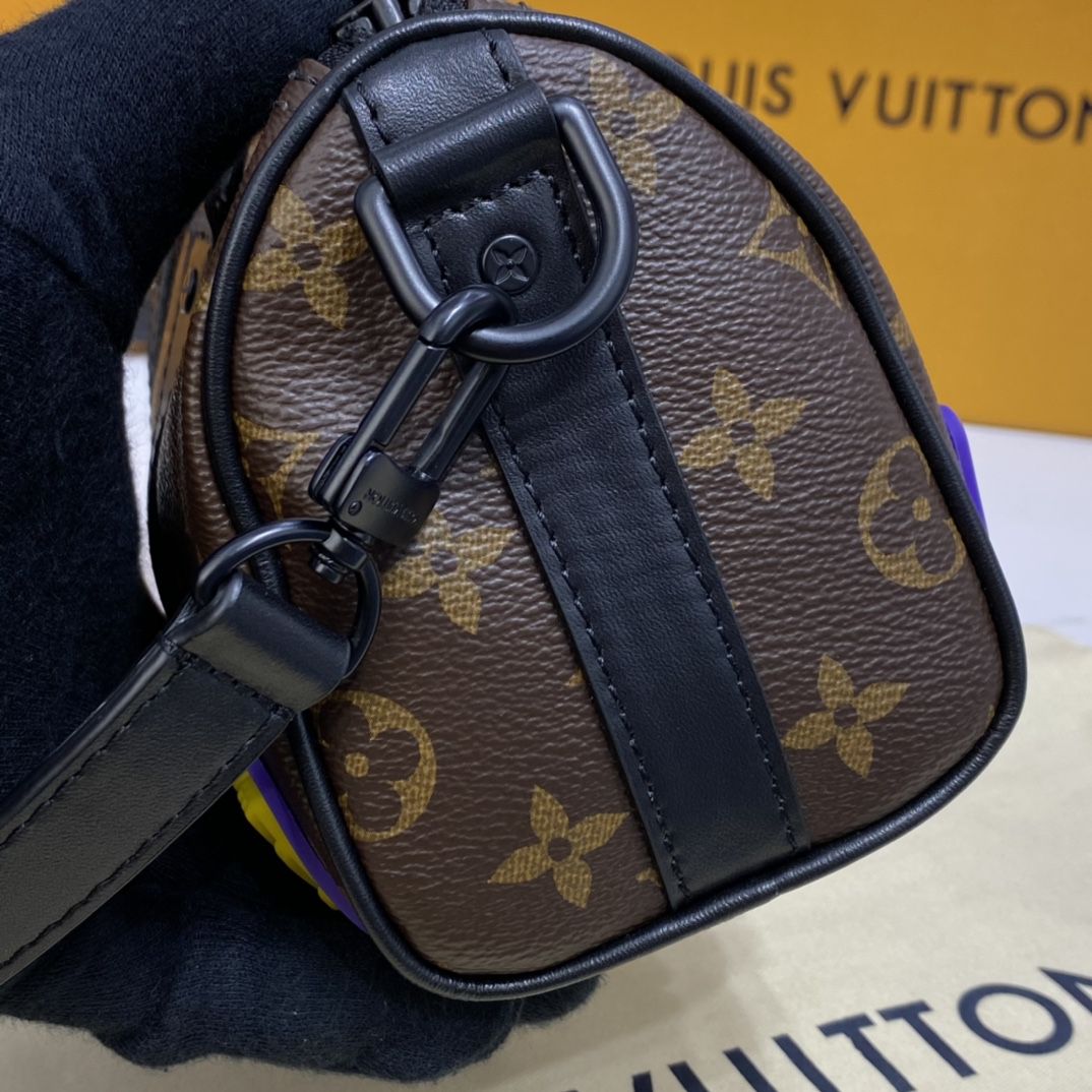 #m45788 l**is V*t*n monogram coated lv rubber keepall xs