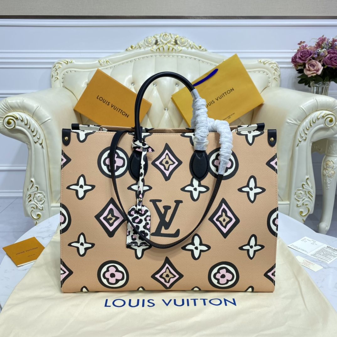 #m45814 l**is V*t*n monogram coated onthego gm tote bag