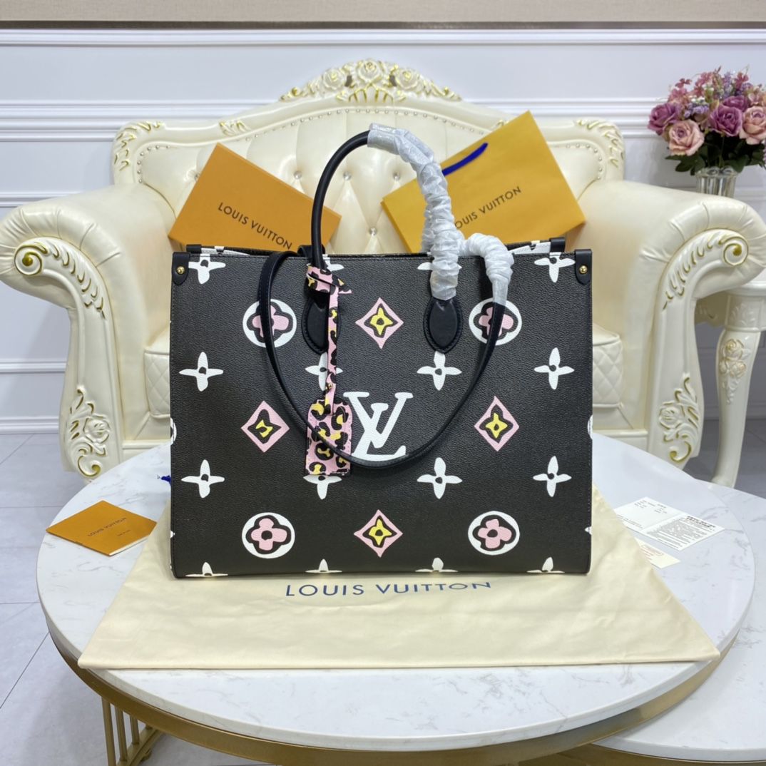 #m45815 l**is V*t*n monogram coated onthego gm tote bag