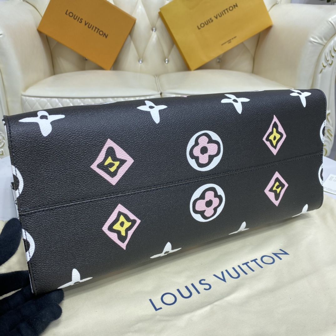 #m45815 l**is V*t*n monogram coated onthego gm tote bag