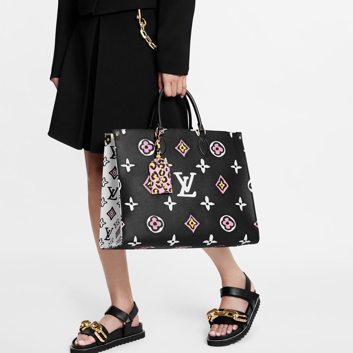 #m45815 l**is V*t*n monogram coated onthego gm tote bag