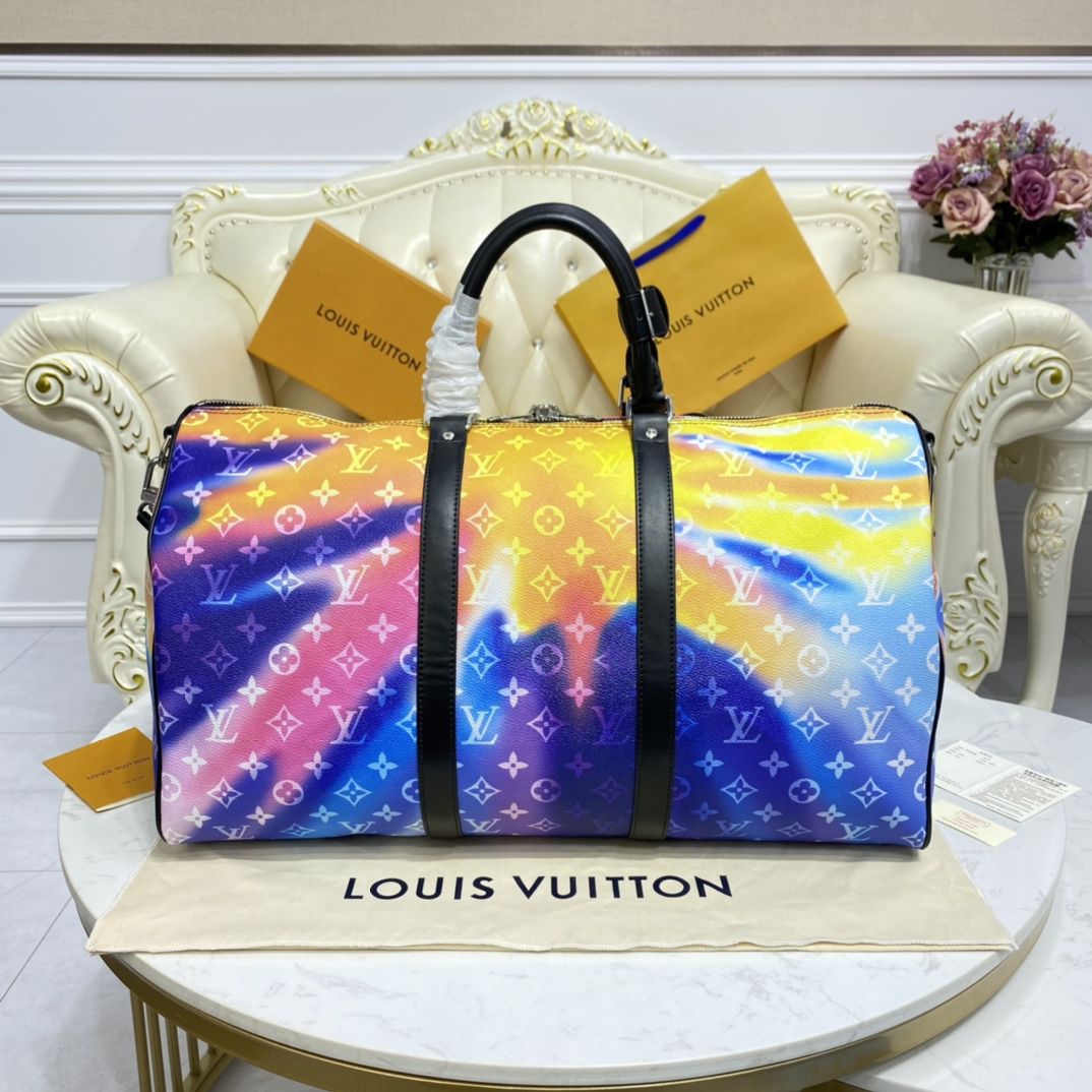 #m45942 l**is V*t*n monogram sunset  keepall bandouliere 50