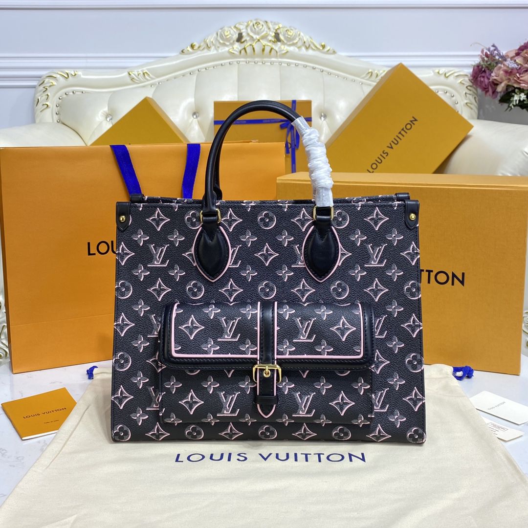 #m46154 l**is V*t*n monogram coated onthego mm tote bag