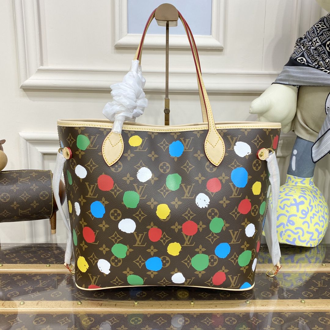 #m46381 l**is V*t*n x yayoi kusama lv x yk neverfull mm