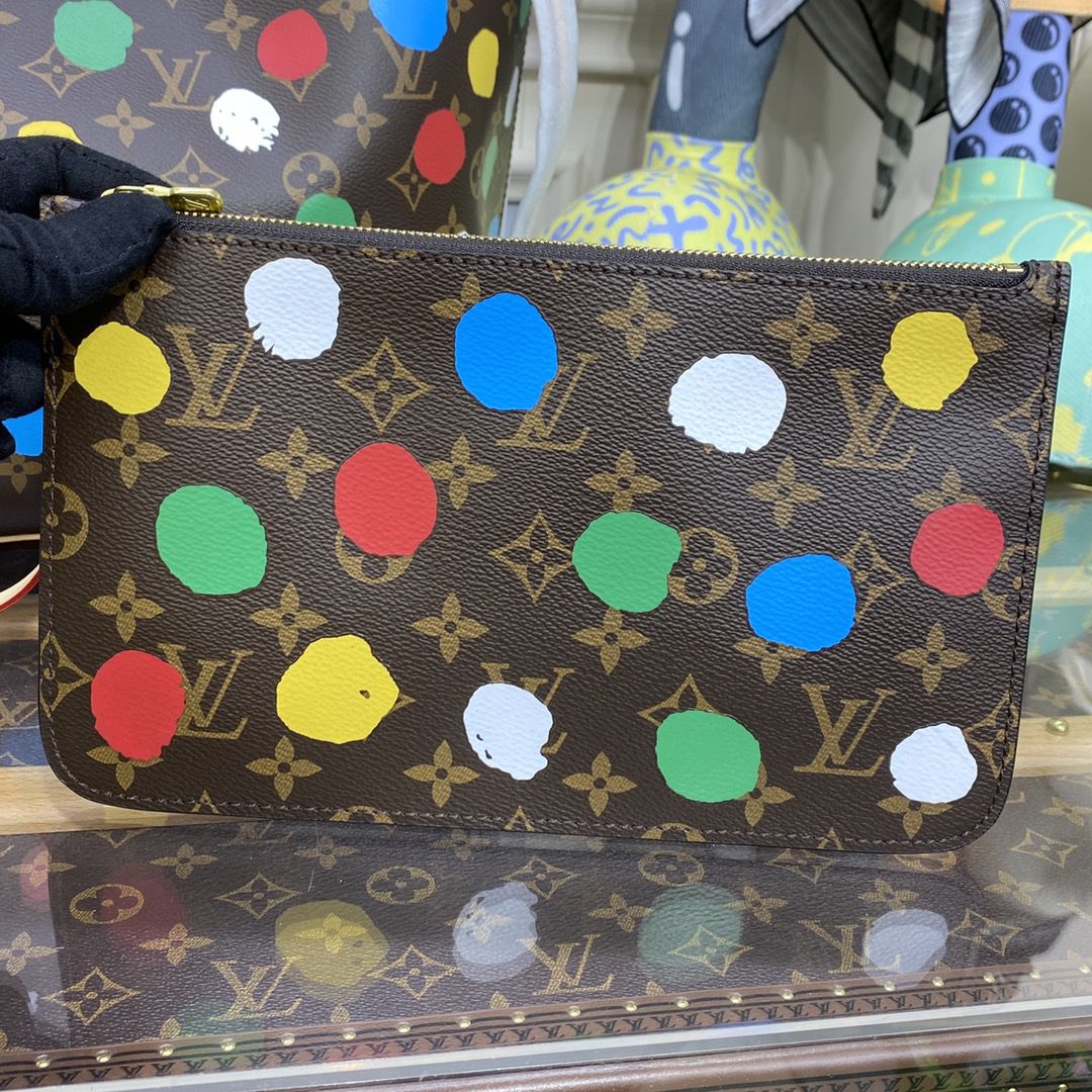 #m46381 l**is V*t*n x yayoi kusama lv x yk neverfull mm