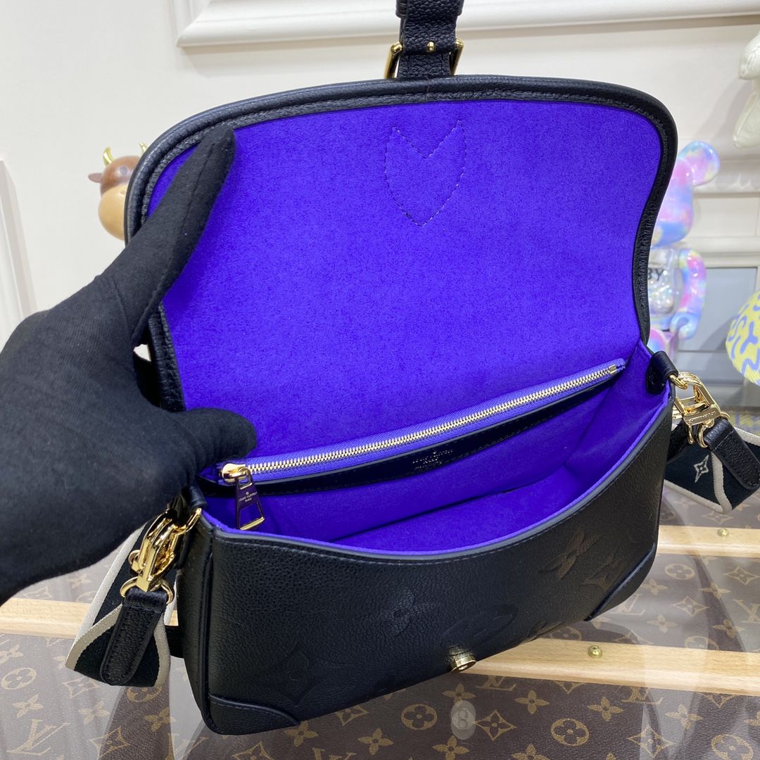 #m46386 l**is V*t*n monogram empreinte diane satchel