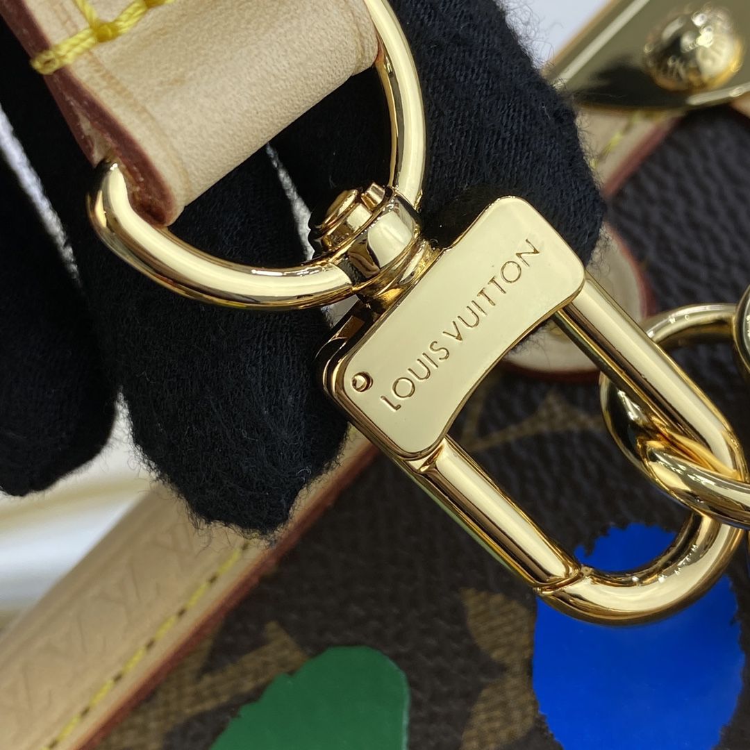 #m46396 l**is V*t*n x yayoi kusama lv x yk side trunk