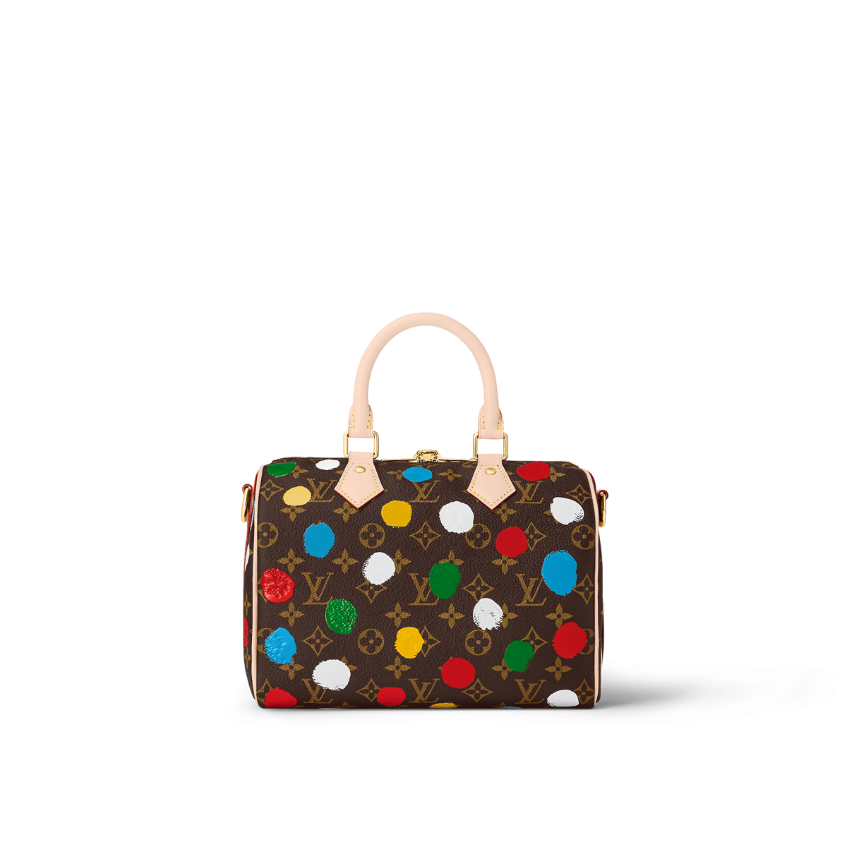 #m46433 l**is V*t*n x yayoi kusama lv x yk speedy bandouliÈre 25