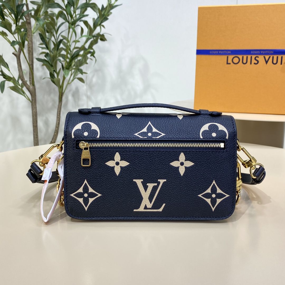 #m46596 l**is V*t*n monogram empreinte pochette métis east west