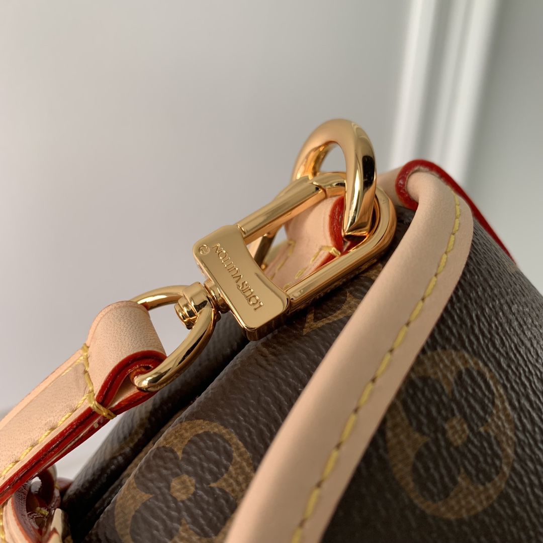m46740 l**is V*t*n monogram canvas saumur bb handbag