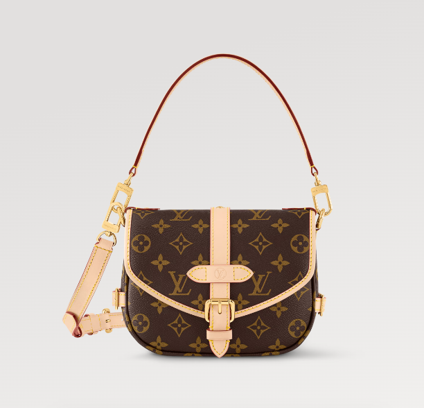 m46740 l**is V*t*n monogram canvas saumur bb handbag