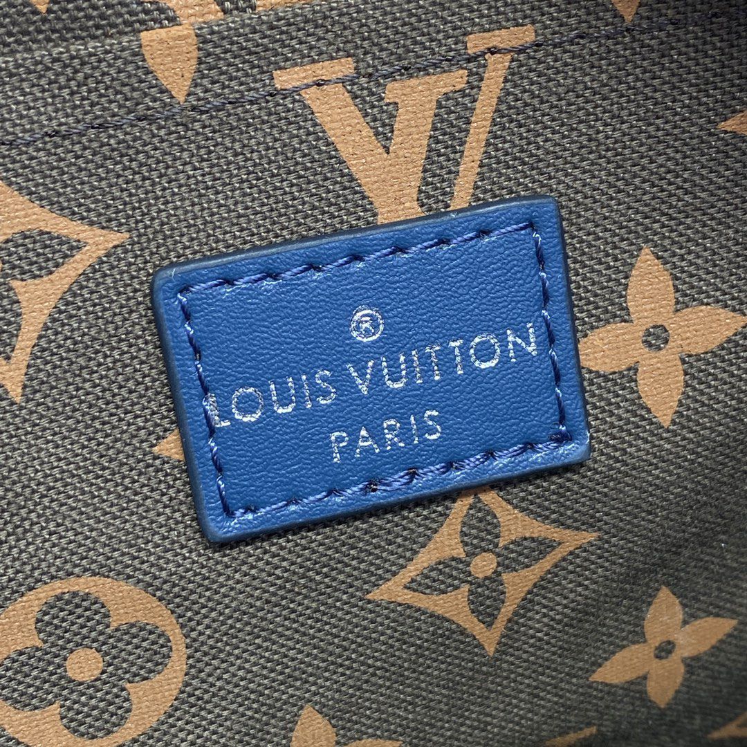 #m46803 l**is V*t*n monogram denim keepall bandoulière 25