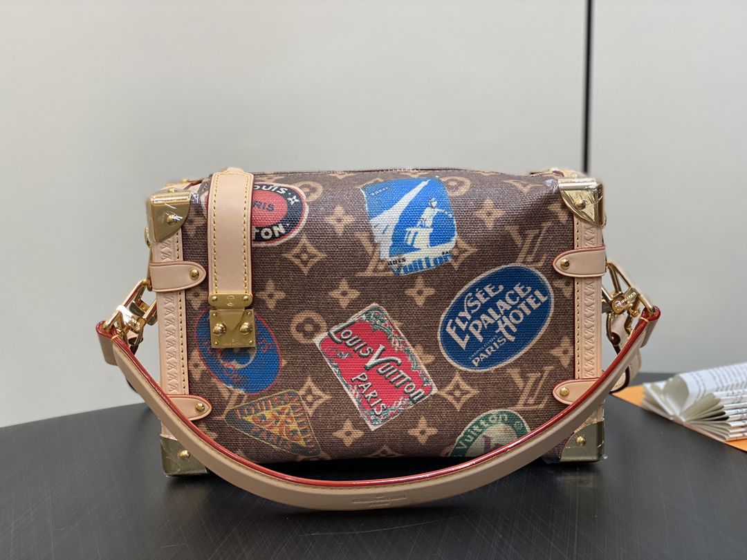#m47085 l**is V*t*n monogram canvas side trunk mm bag