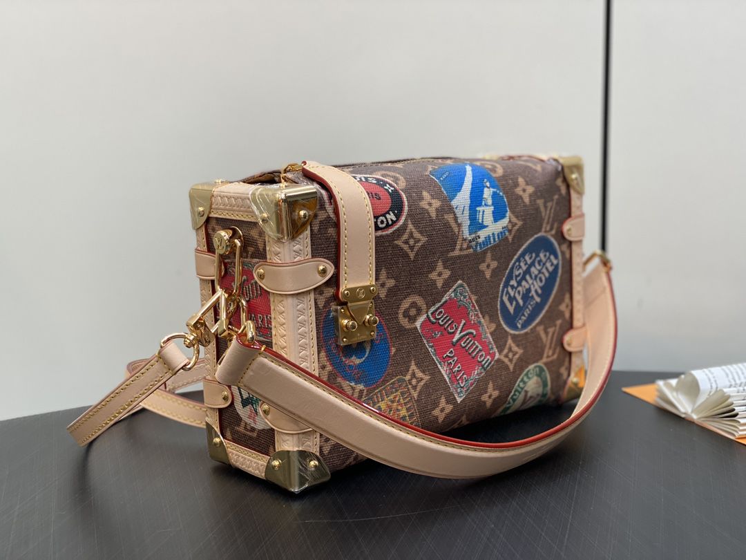 #m47085 l**is V*t*n monogram canvas side trunk mm bag
