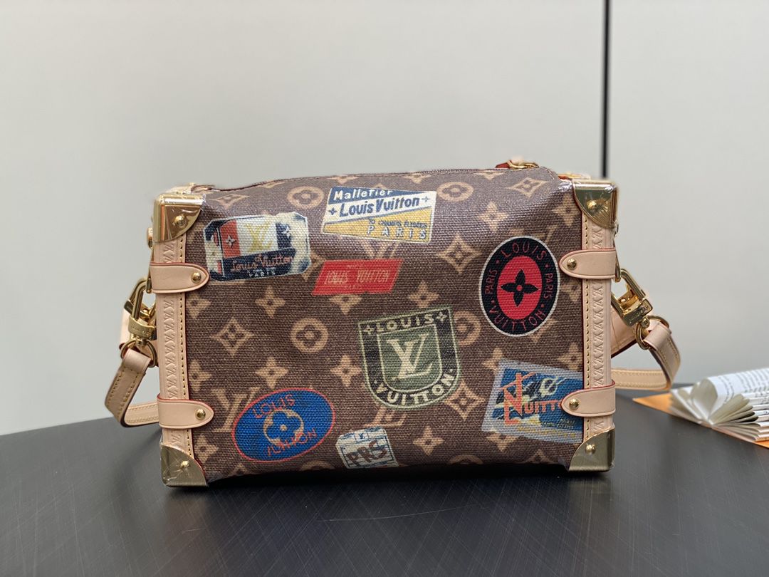 #m47085 l**is V*t*n monogram canvas side trunk mm bag