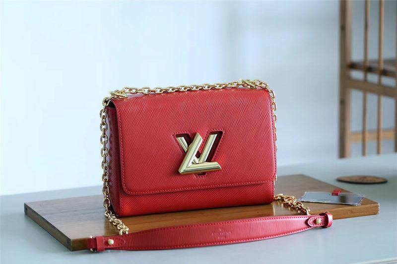 #m50275 l**is V*t*n 2019 epi leather twist mm-red