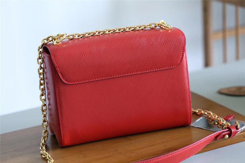 #m50275 l**is V*t*n 2019 epi leather twist mm-red