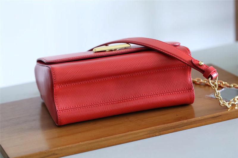 #m50275 l**is V*t*n 2019 epi leather twist mm-red