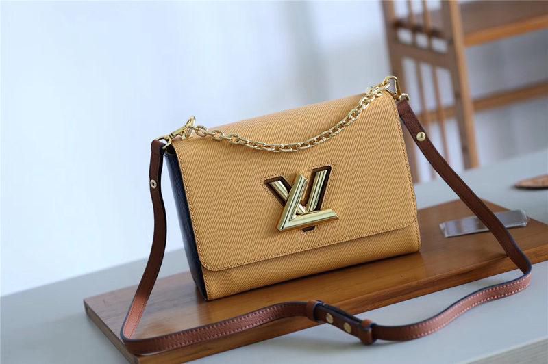 #m51884 l**is V*t*n 2019 epi leather twist mm-camel