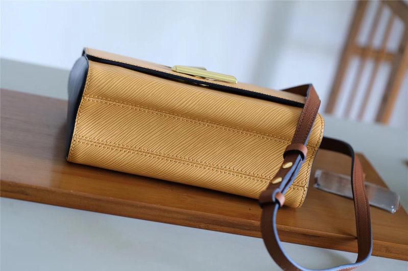 #m51884 l**is V*t*n 2019 epi leather twist mm-camel